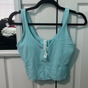 Lululemon align tank cyan blue size six